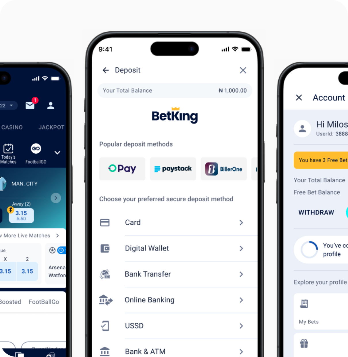 BetKing - Payments