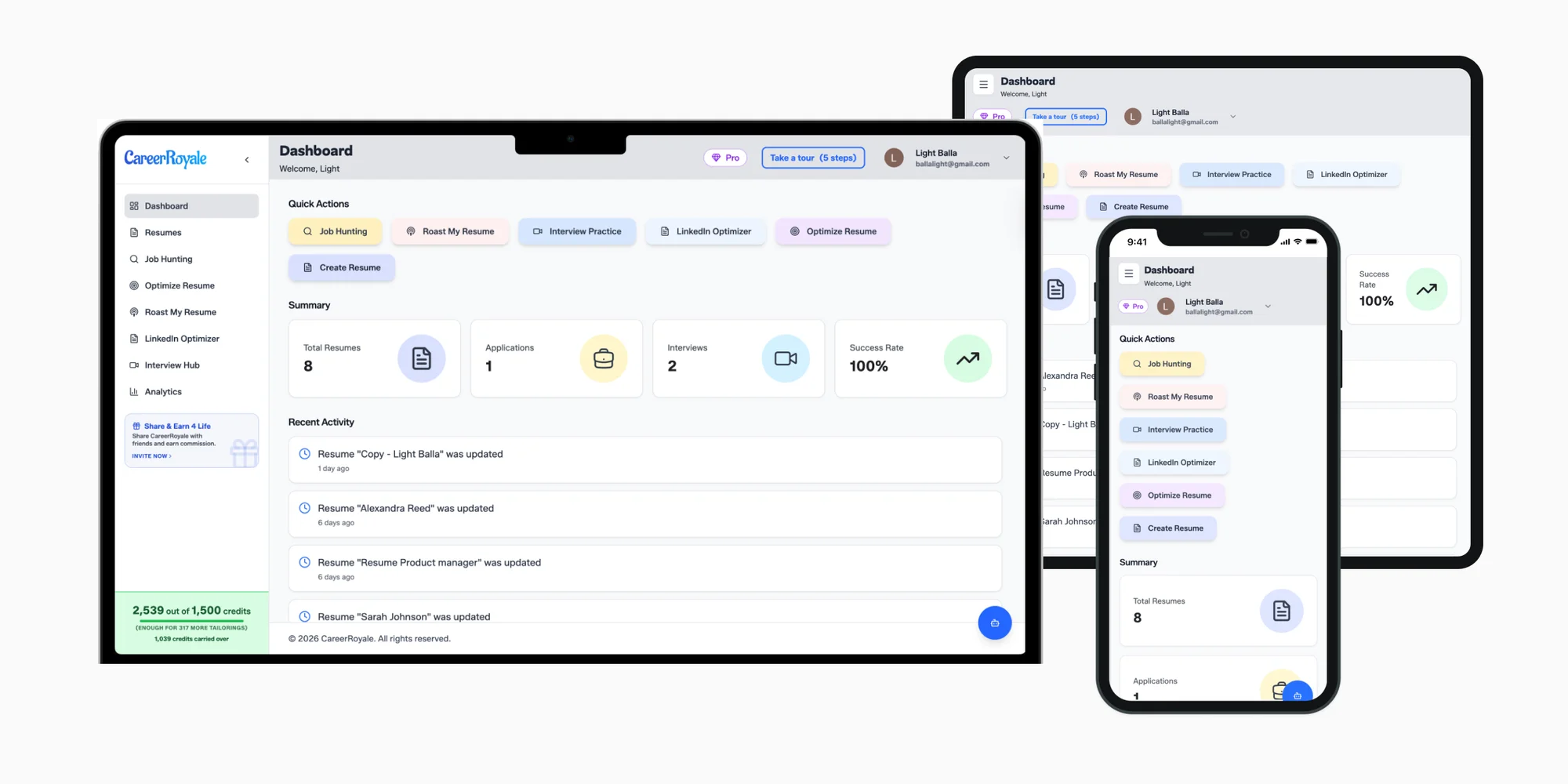 CareerRoyale - AI Powered Career Platform