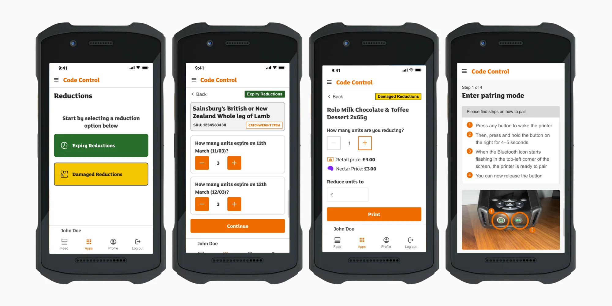 Sainsbury’s Code Control - Optimised Reductions